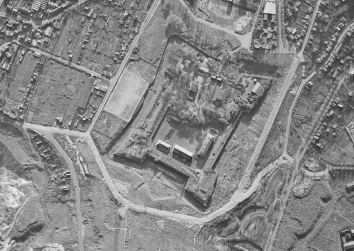 Aerial view of Romainville fort  IGN, Photothque Nationale, 1951
