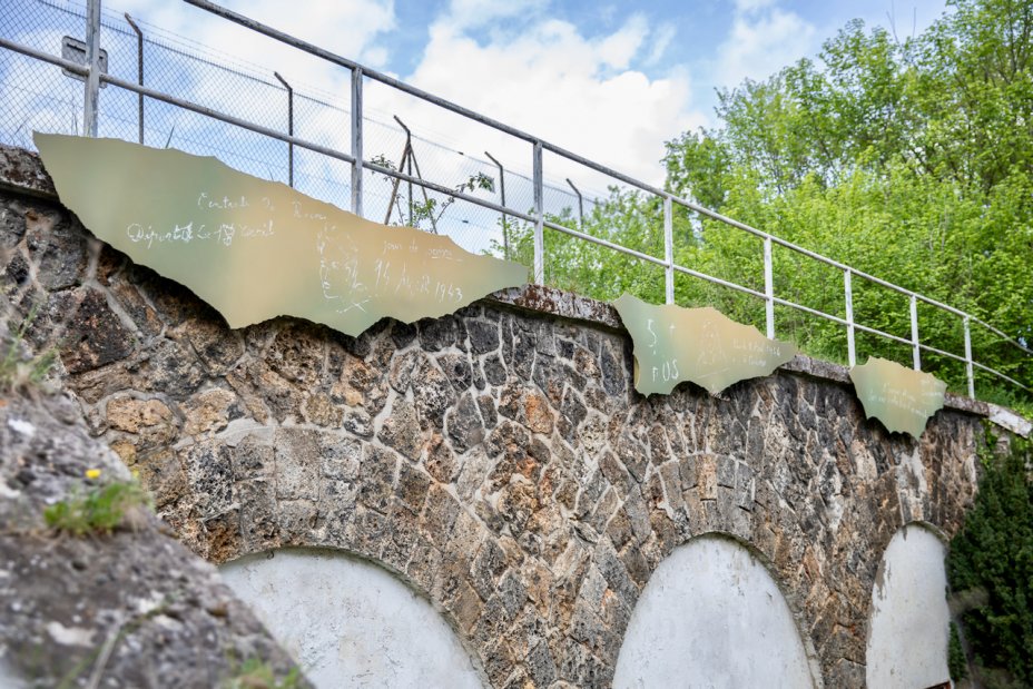 Oeuvre artistique Outre Nuit Chemsedinne Herriche fort de Romainville photo Nicolas Moulard
