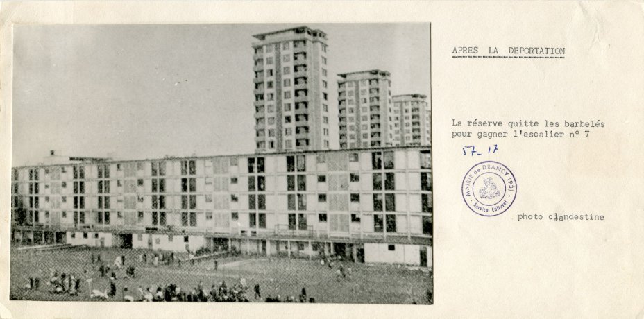 Clandestine photograph of a deportation.  Fonds Ligibel, City of Drancy, Shoah Memorial.