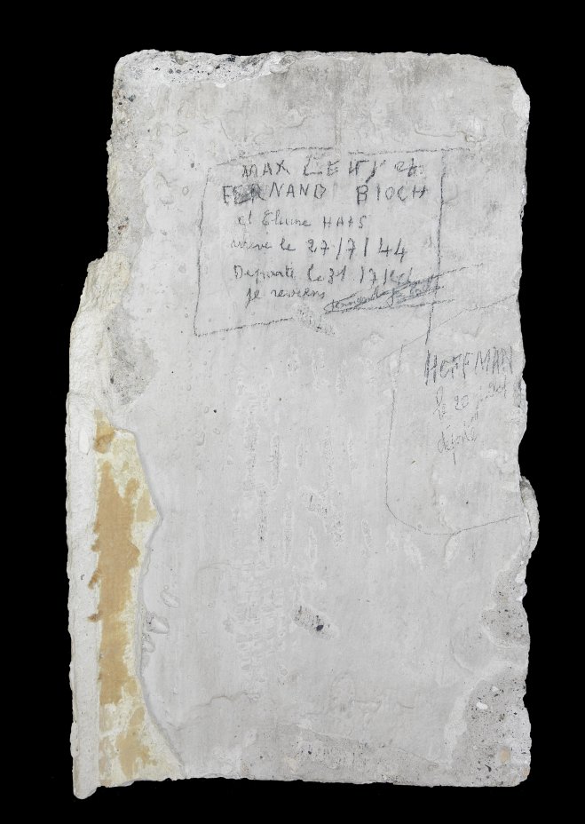 Graffiti on plaster